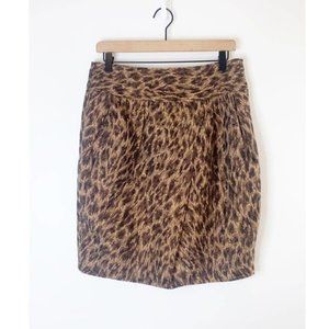 Adriennne Vittadini Leopard tulip skirt 8